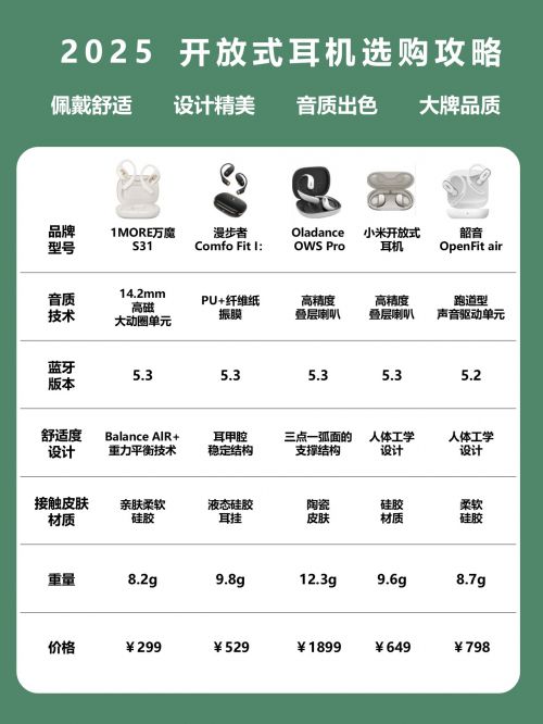 025开放式耳机选购攻略k8凯发国际开年精选 2